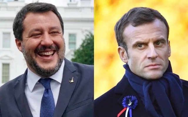 Salvini: “Macron pericoloso e disperato. No ai soldati italiani in Ucraina”