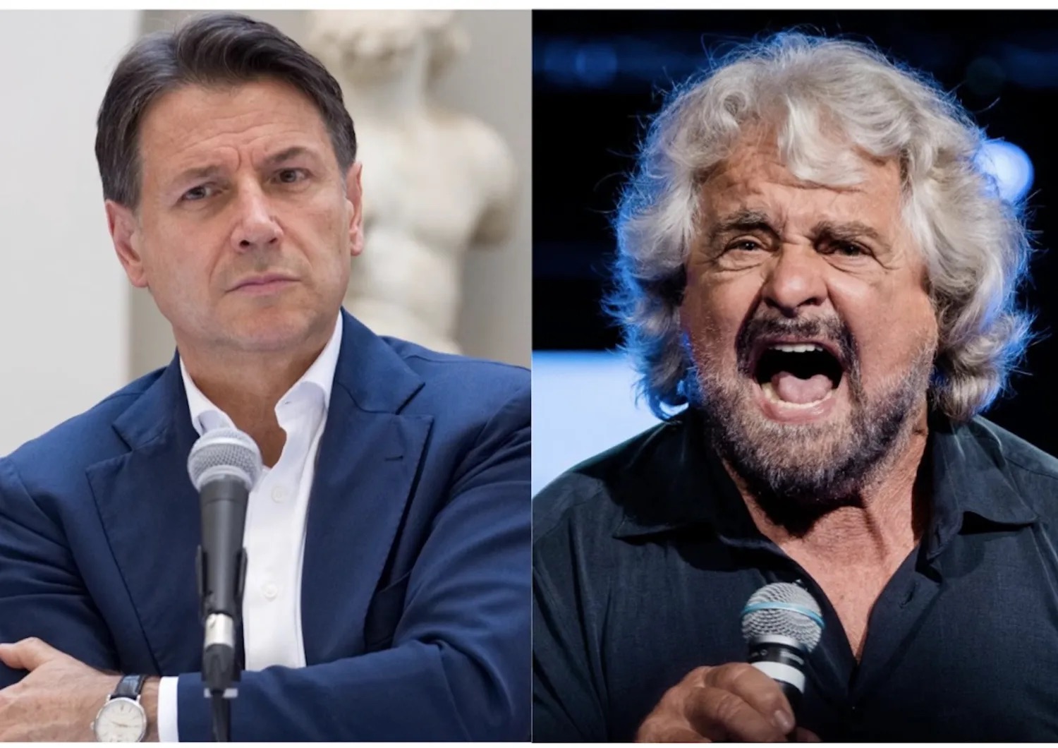 Beppe Grillo su Conte: “Ha ottenuto più consensi Berlusconi post mortem che lui in vita. Il Movimento 5 Stelle è scomparso”